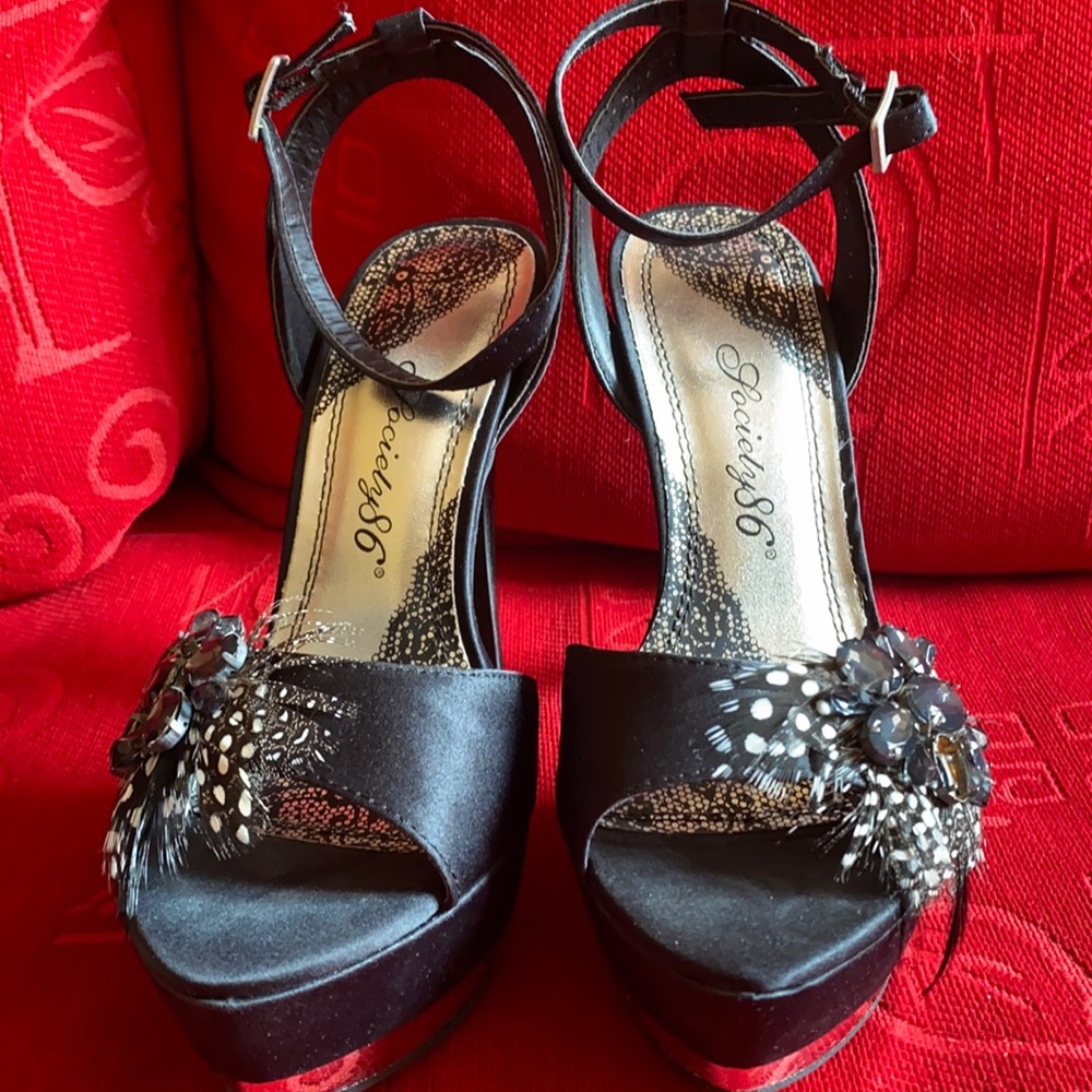 Society 86 platform heels